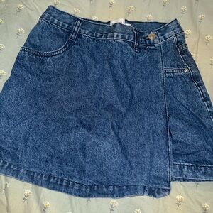 Princess Polly Dark Blue Denim Mini Skort